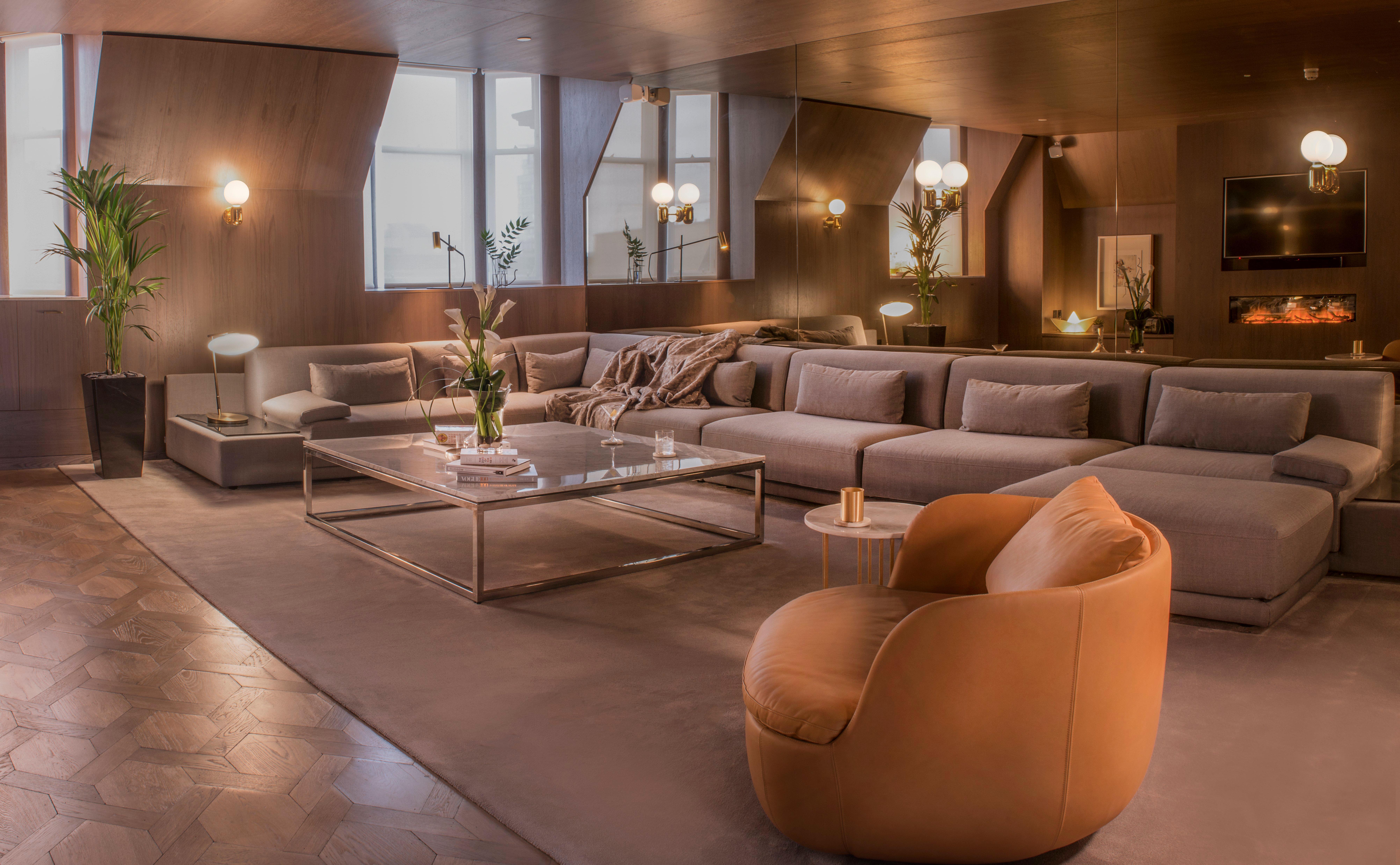 Kimpton Blythswood Square Hotel & Spa By Ihg Glasgow Bagian luar foto The lounge at the 100 East 53rd Street location